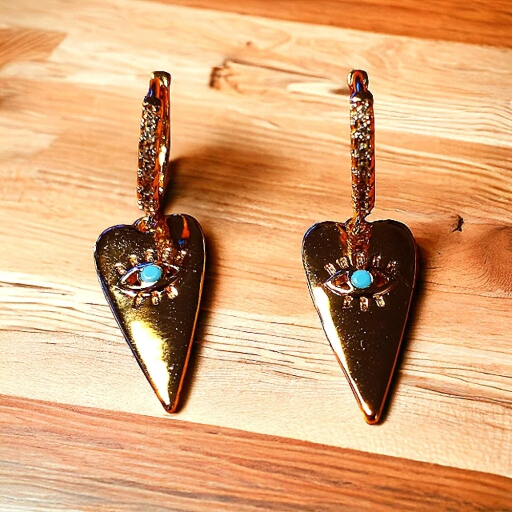 14K Gold Plated & CZ 
